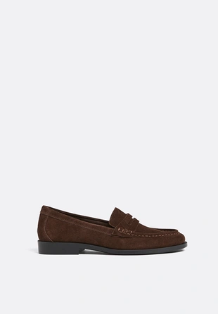 Кожаные лоферы на тонкой подошве- Заказать в России