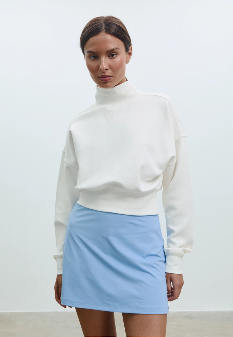 Короткая юбка-брюки