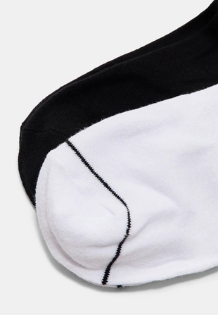 Набор из 2 пар носков в полоску с вышивкой- Заказать в России