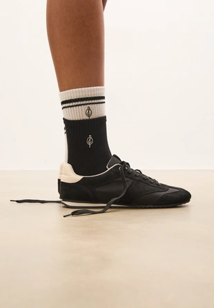 Набор из 2 пар носков в полоску с вышивкой- Заказать в России