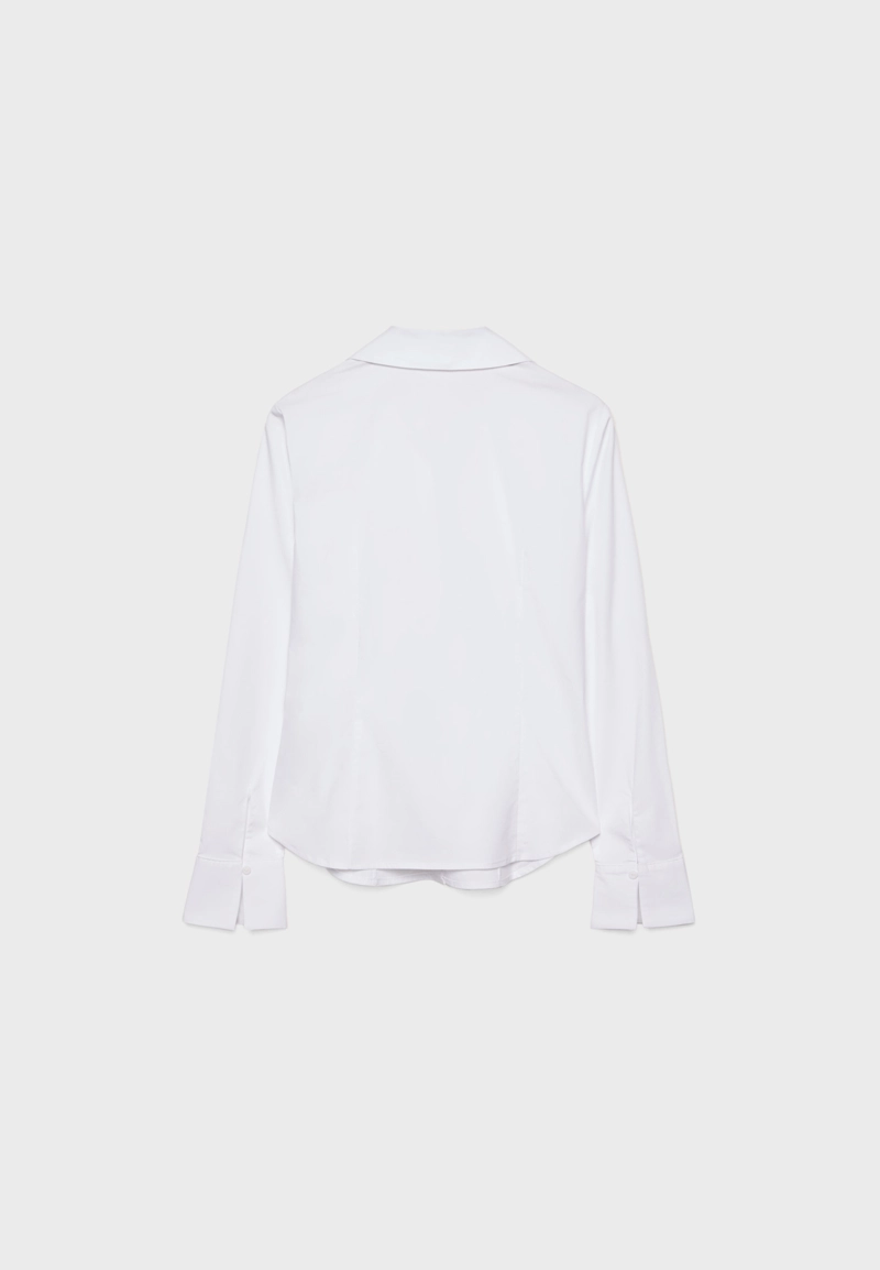 Приталенная базовая рубашка