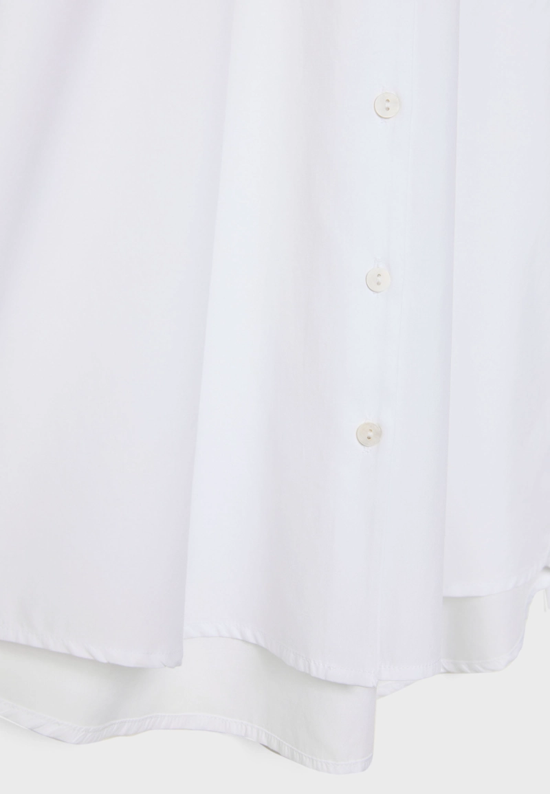 Базовая рубашка из поплина с карманом