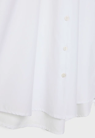 Базовая рубашка из поплина с карманом- Заказать в России