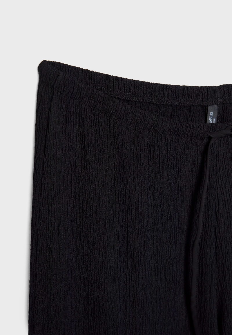 Струящиеся брюки с эффектом помятости