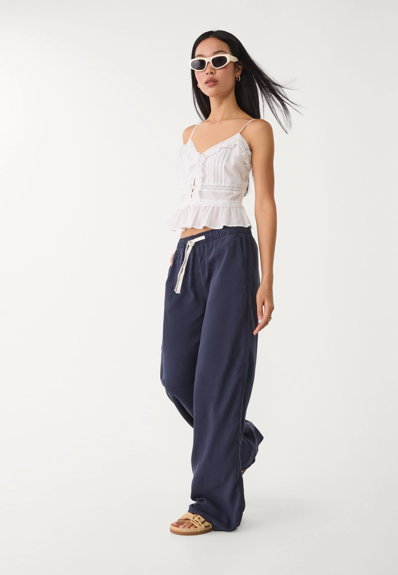 Струящиеся брюки из лиоцелла