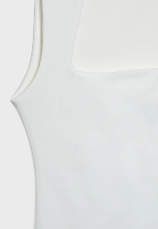 Боди из полиамида с квадратным вырезом- Заказать в России