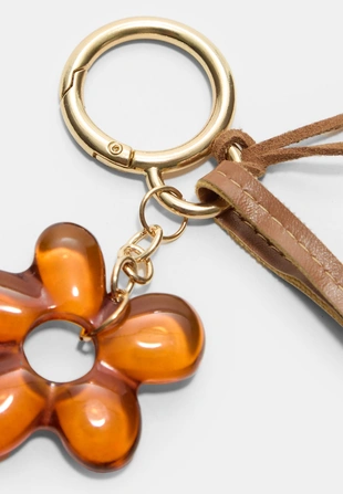 Брелок-подвеска в виде собаки и цветка- Заказать в России