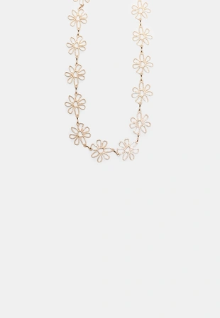 Металлический ремень с цветами- Заказать в России