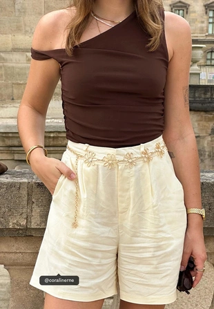 Металлический ремень с цветами- Заказать в России