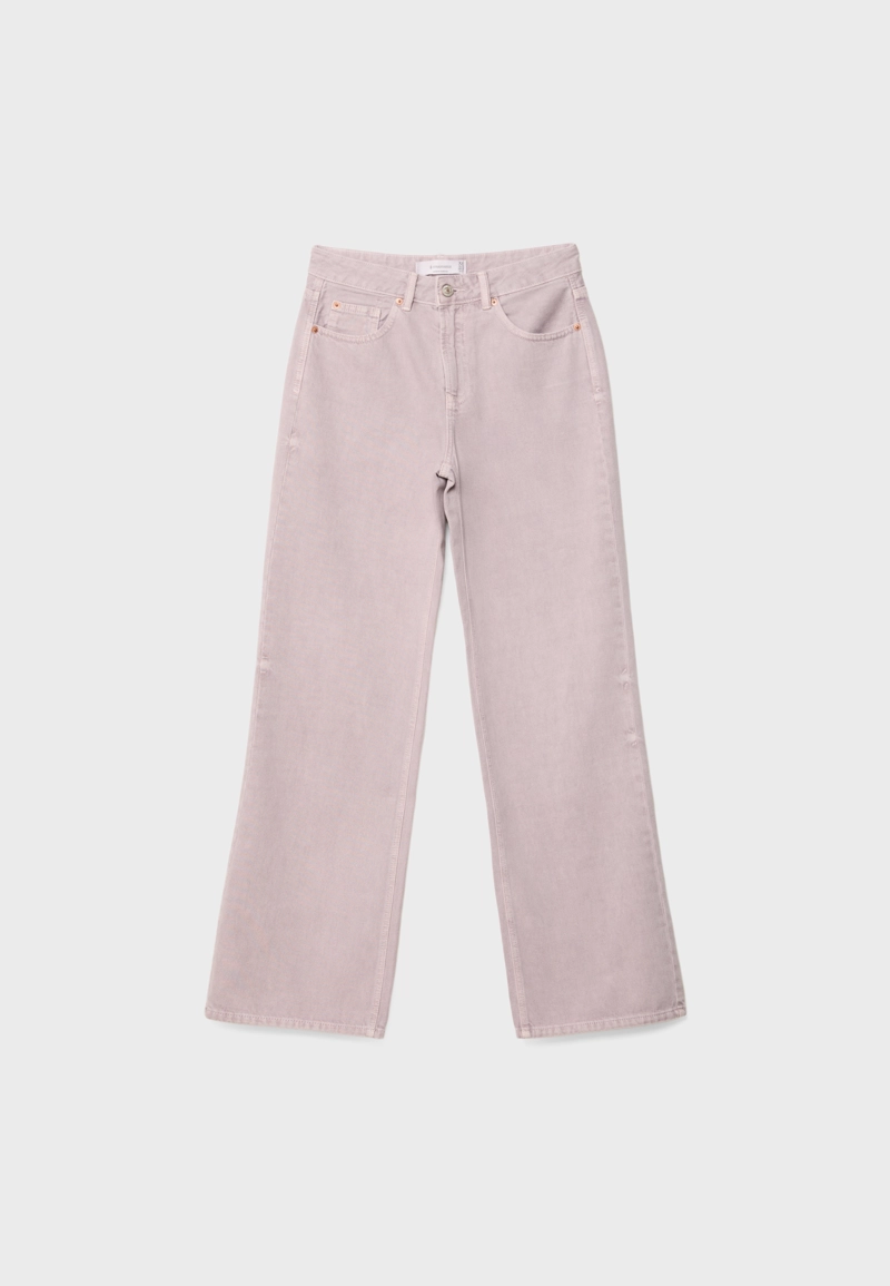 D92 Джинсы прямого широкого кроя