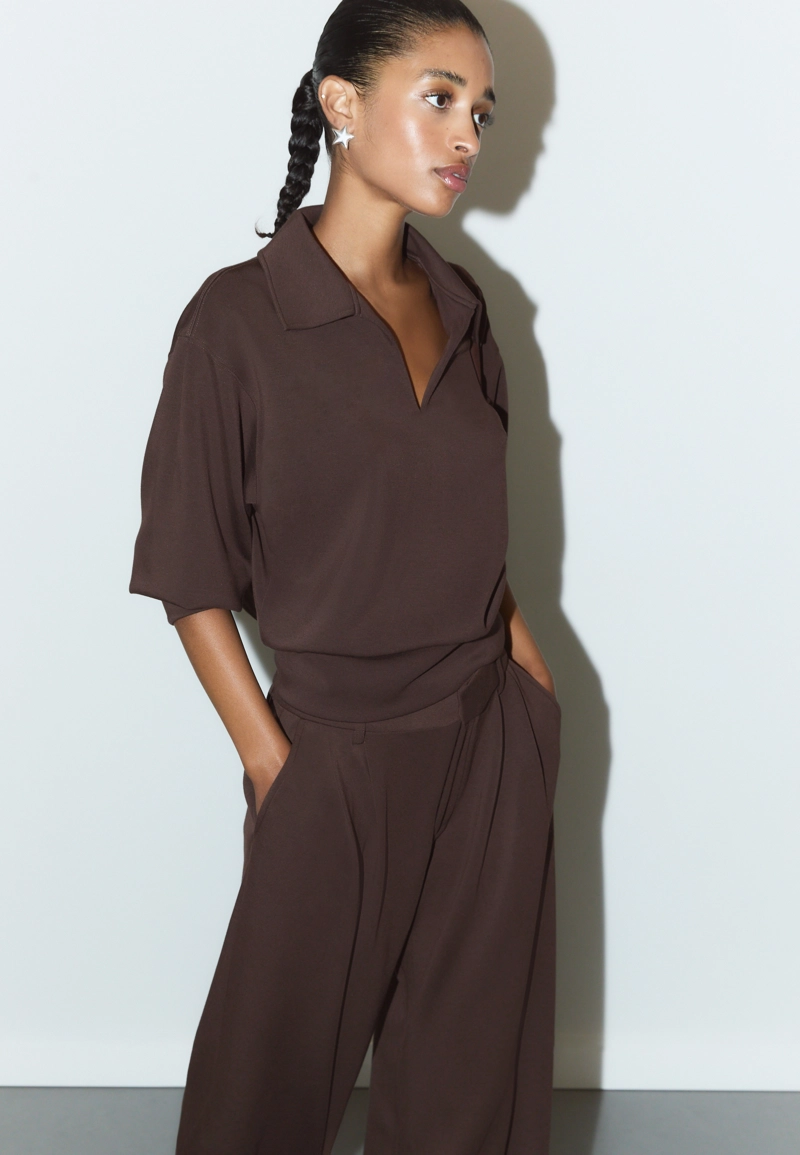 Брюки из мягкой ткани