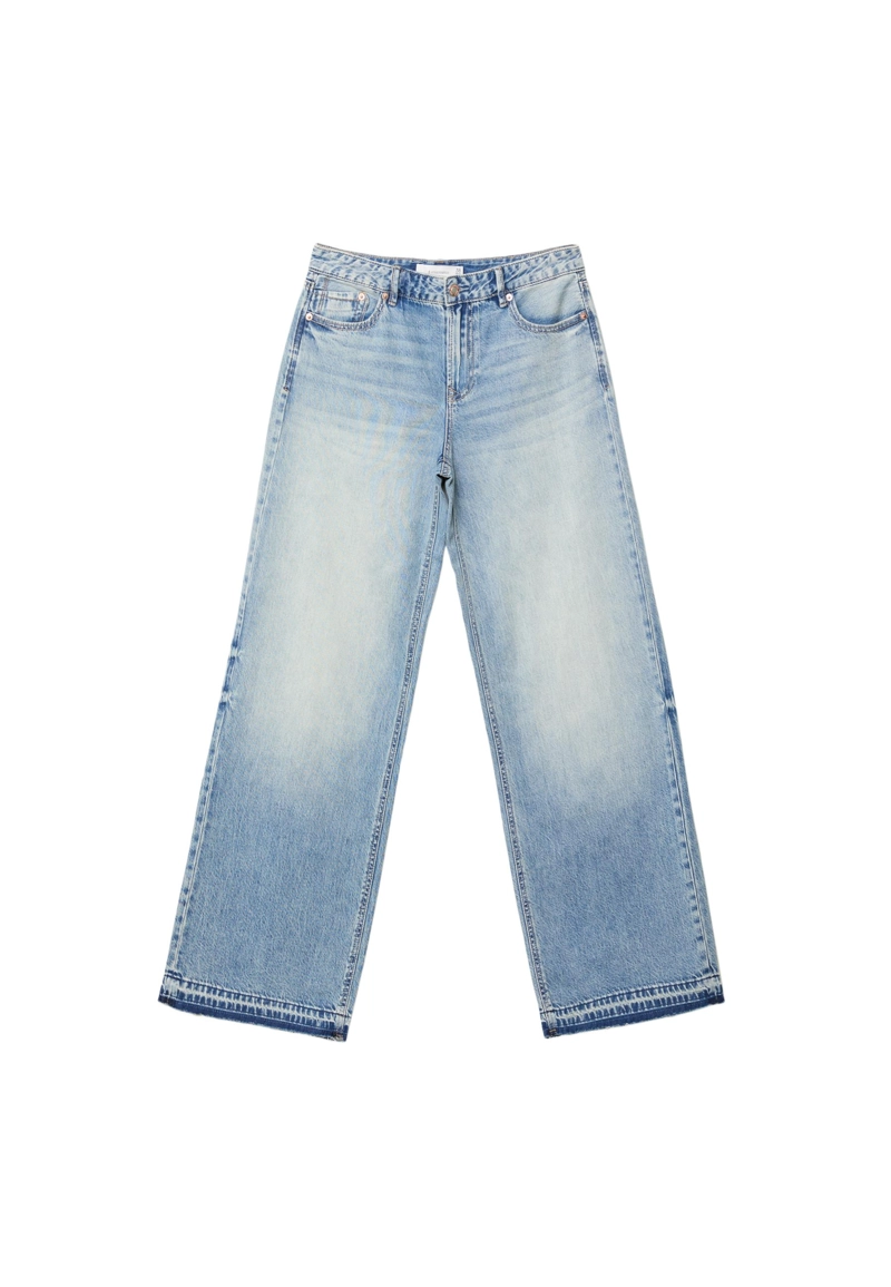 Джинсы D91 свободного кроя с низкой посадкой