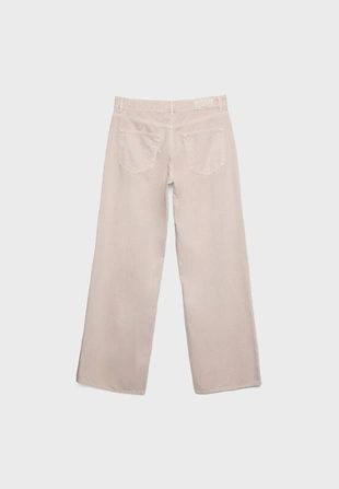 D91 LOW WIDELEG TWILL JEANS- Заказать в России