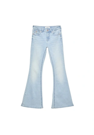 D04 джинсы клеш с низкой посадкой- Заказать в России