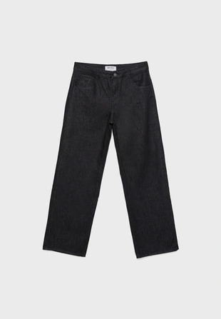 Джинсы-багги свободного кроя- Заказать в России