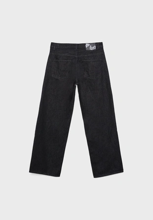 Джинсы-багги свободного кроя- Заказать в России