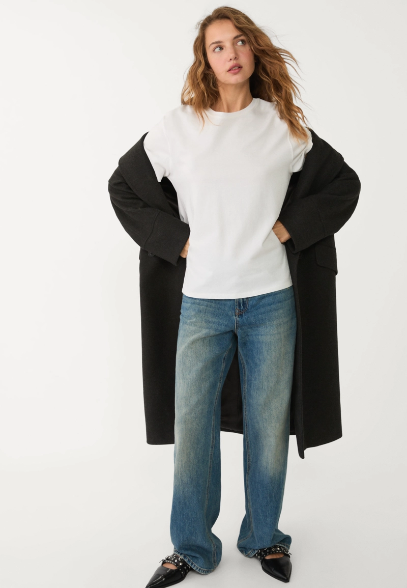 Базовая футболка boxy heavy weight