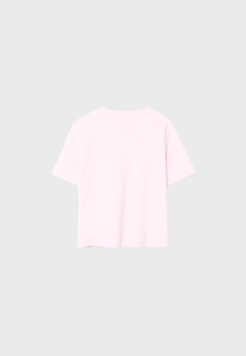 Базовая футболка классического кроя из плотной ткани