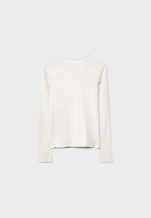 Базовая футболка с длинными рукавами- Заказать в России