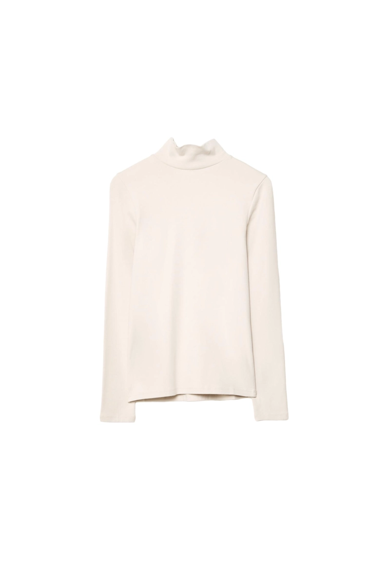 Базовая футболка с высоким воротником