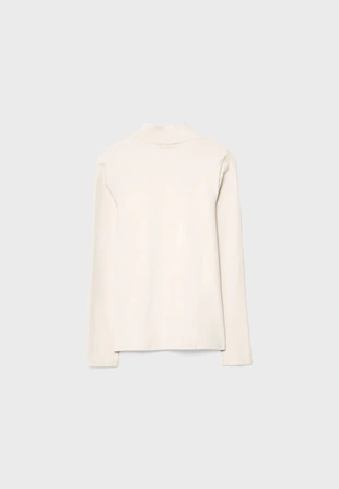 Базовая футболка с высоким воротником- Заказать в России