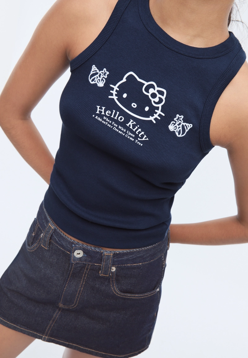 Футболка-борцовка Hello Kitty