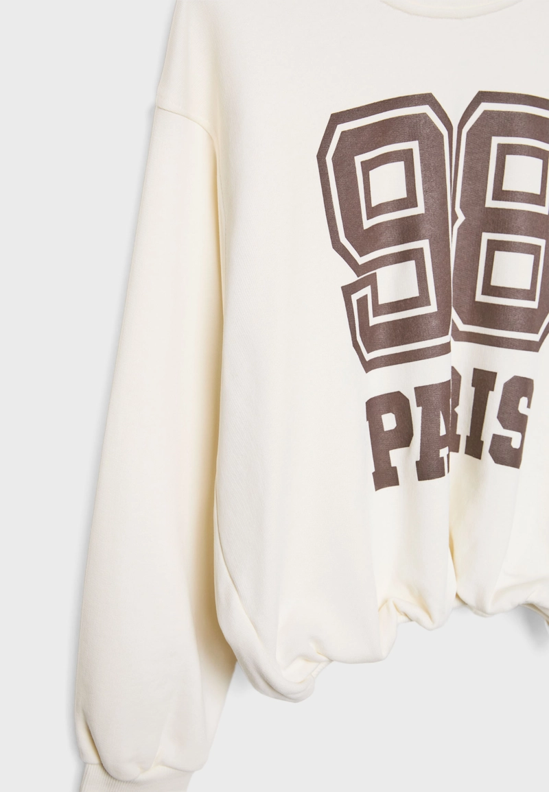 Толстовка-буф с принтом