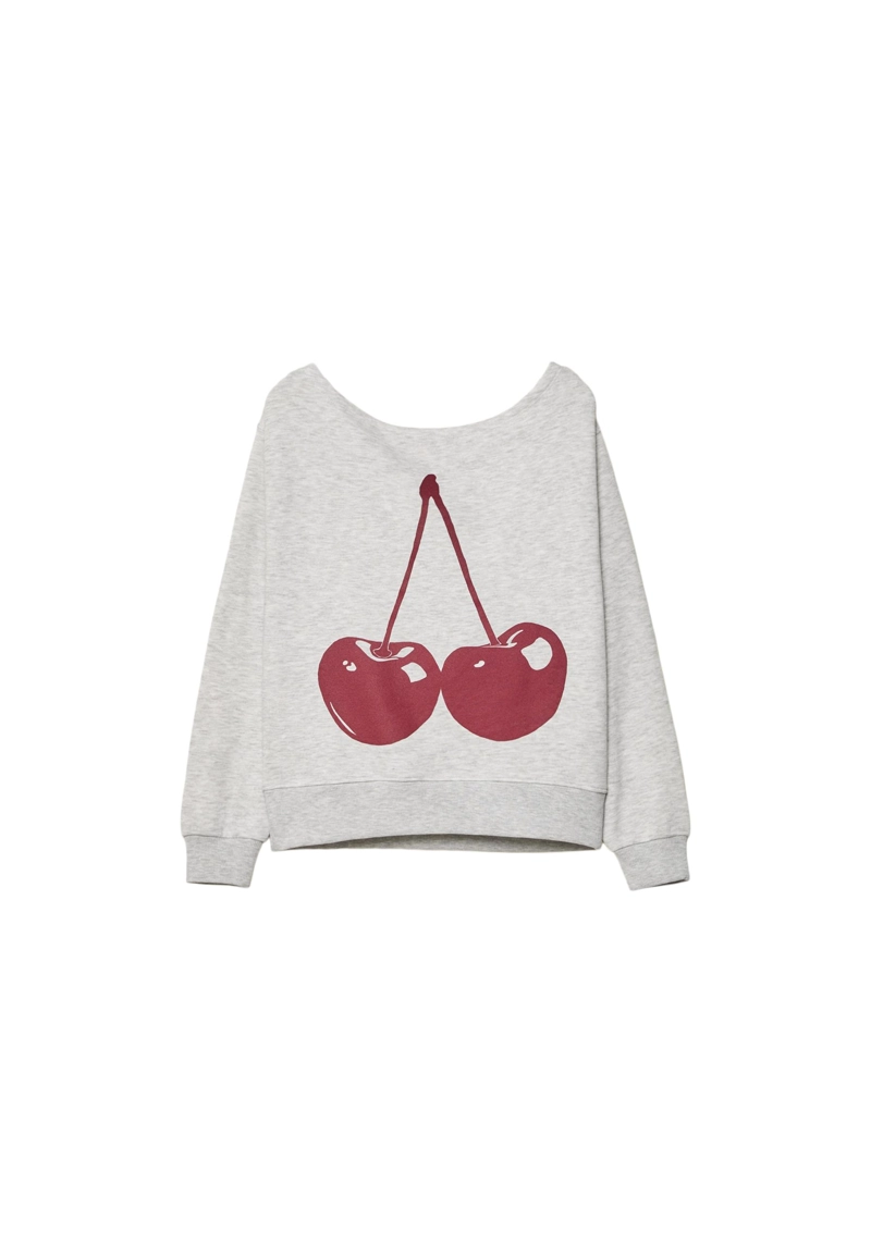 Свитшот с принтом вишни