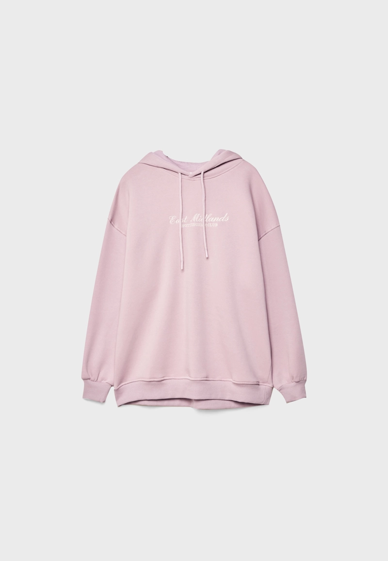 Толстовка с капюшоном и вышивкой