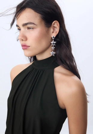 Боди с горловиной халтер и сборками- Заказать в России