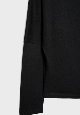 Асимметричная футболка из модала- Заказать в России