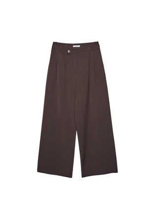 Повседневные брюки в полоску с перекрестной талией- Заказать в России