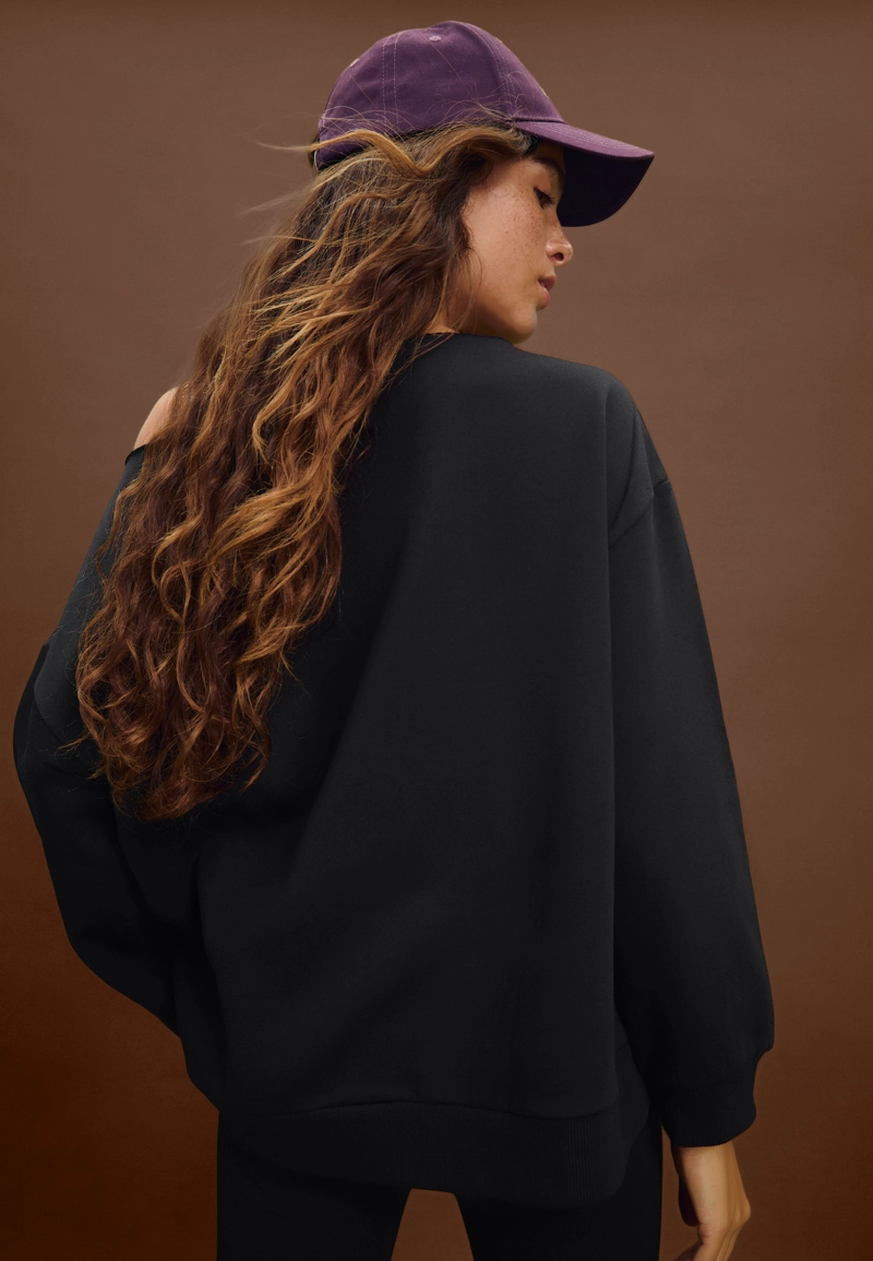 Толстовка NYC с открытыми плечами