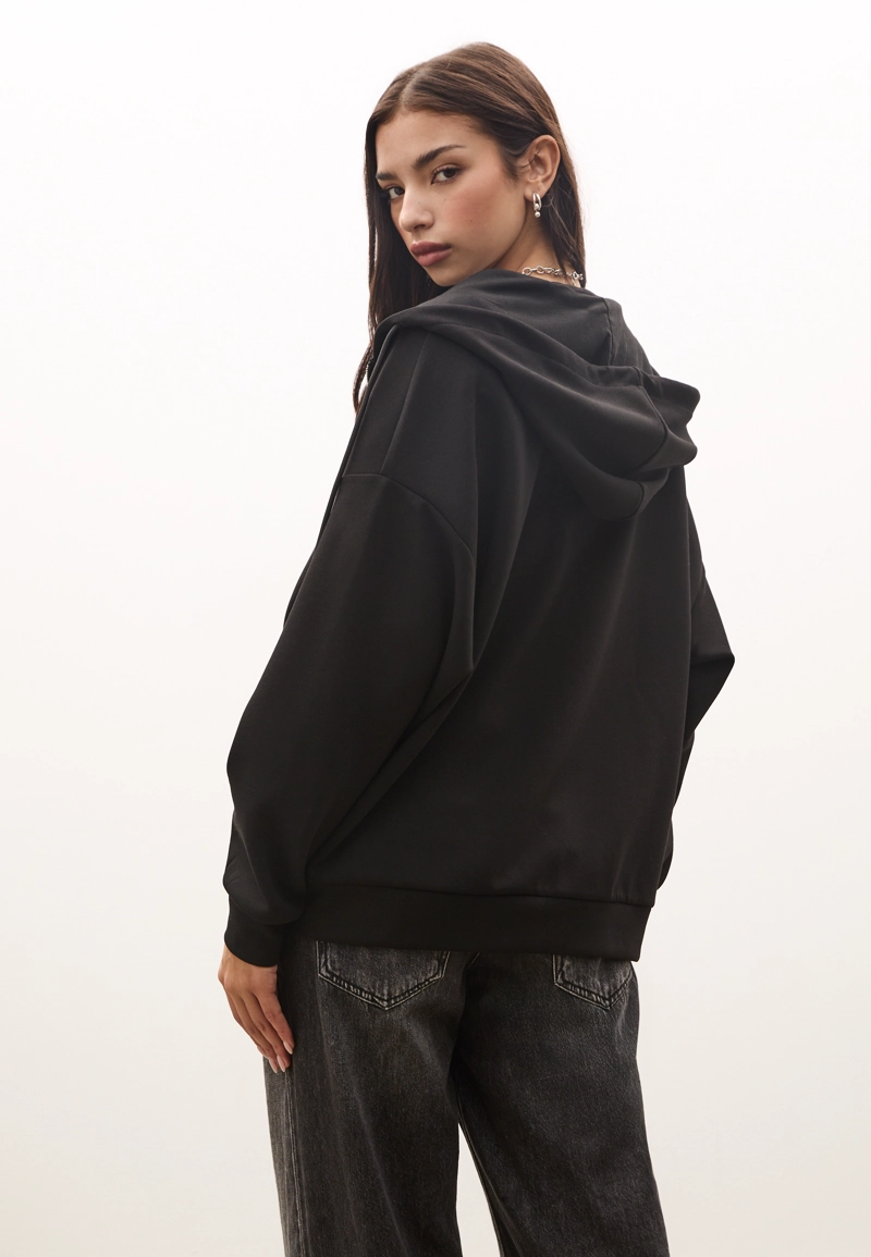 Толстовка оверсайз с капюшоном