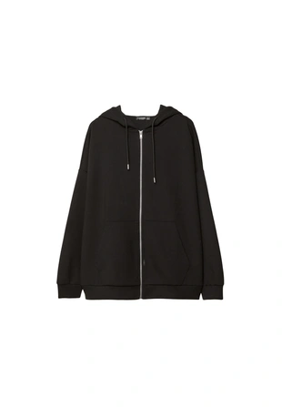 Толстовка оверсайз с капюшоном- Заказать в России