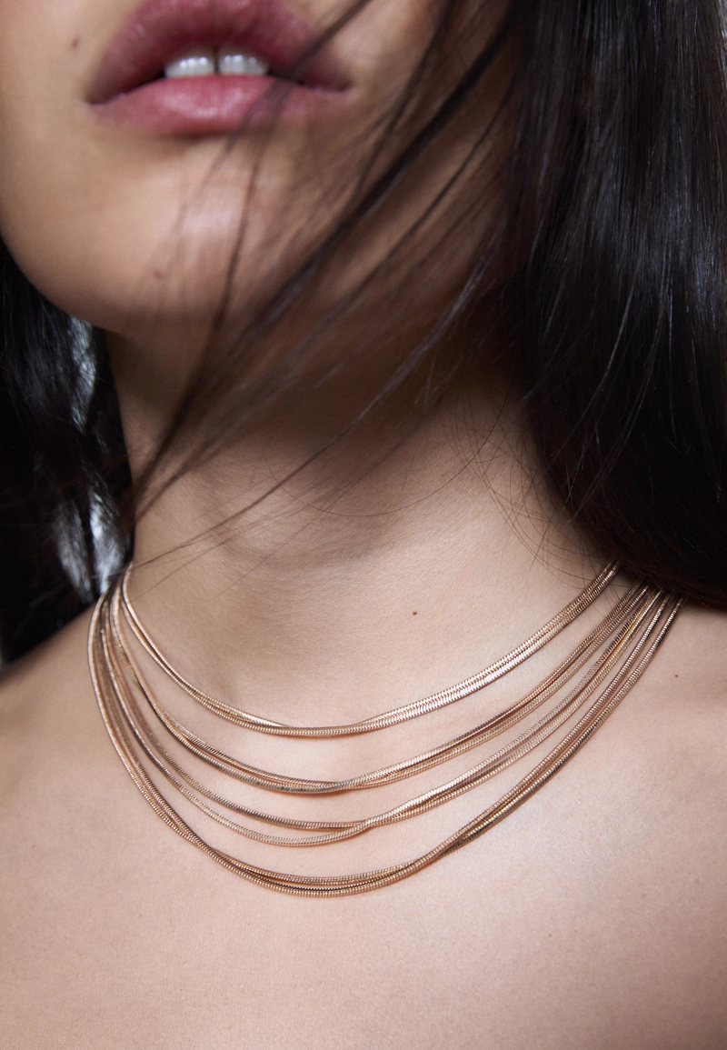 Многослойное ожерелье