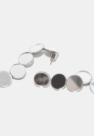 Длинные серьги-кольца- Заказать в России