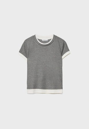 Футболка с двойным контрастом- Заказать в России