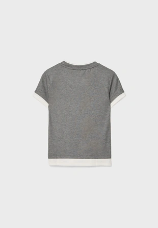 Футболка с двойным контрастом- Заказать в России