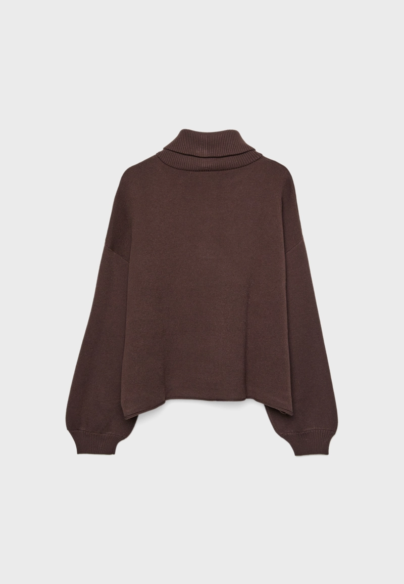 Трикотажный джемпер на молнии