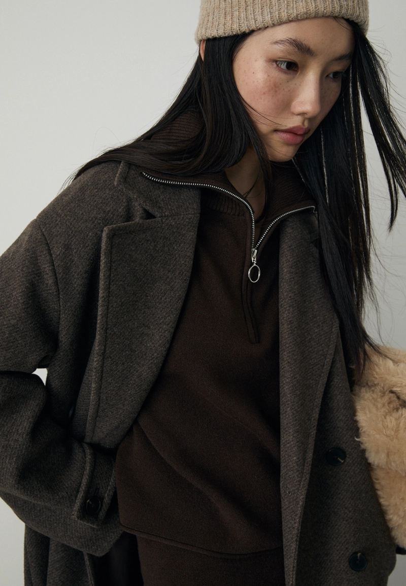 Трикотажный джемпер на молнии