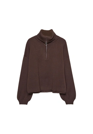 Трикотажный джемпер на молнии- Заказать в России