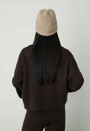 Трикотажный джемпер на молнии- Заказать в России