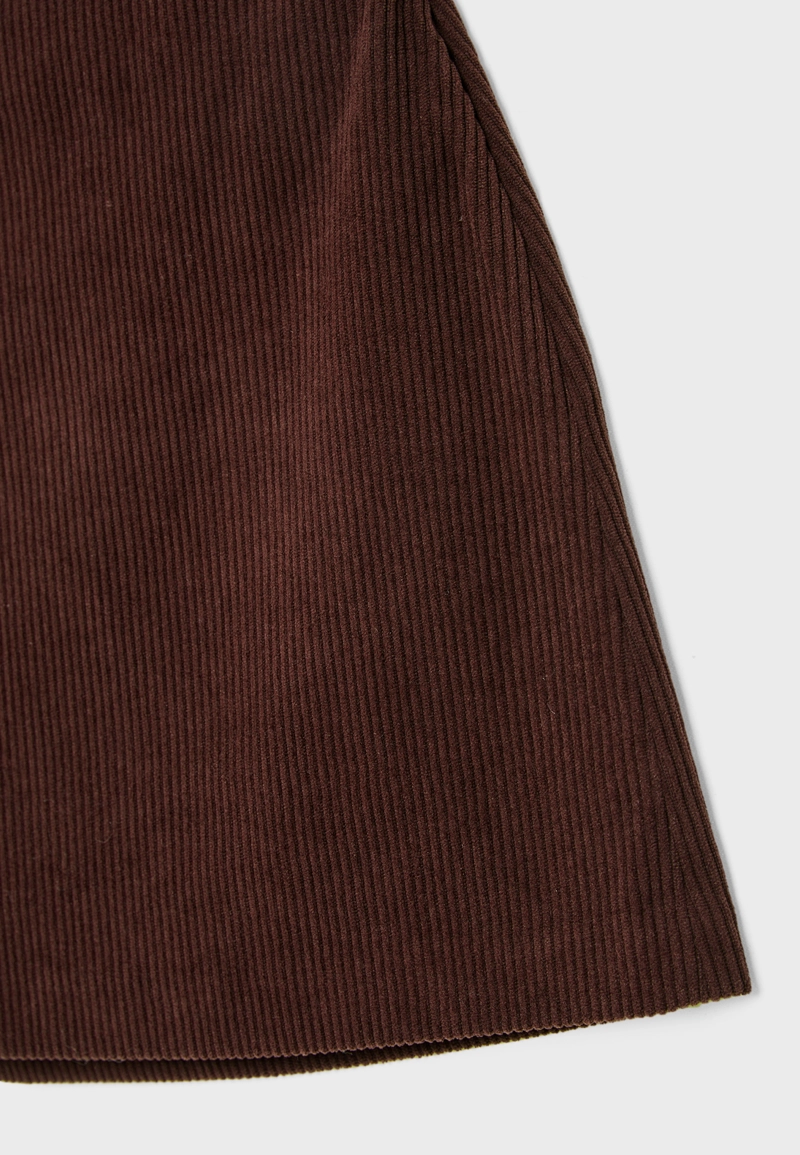 Юбка-шорты мини из вельвета