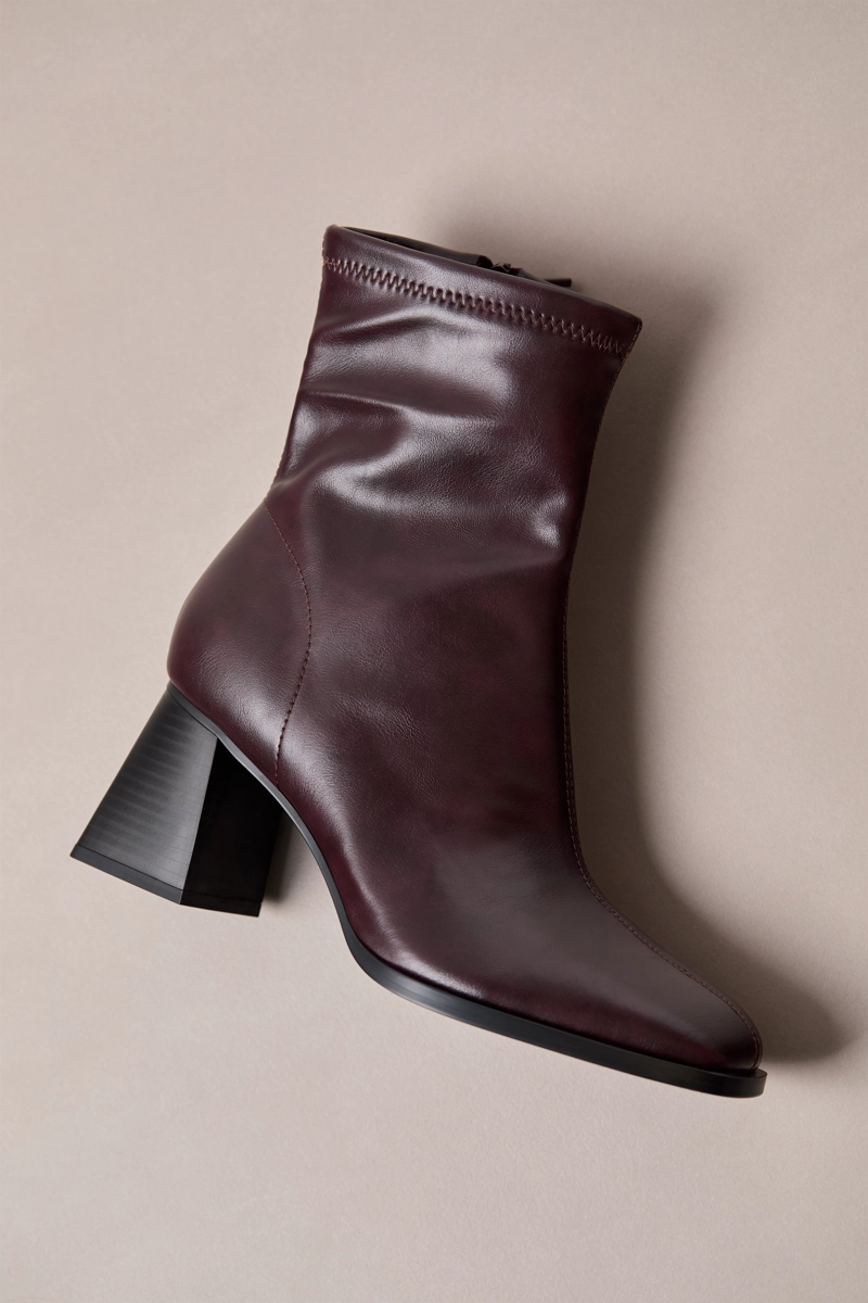 Ботильоны на широком каблуке