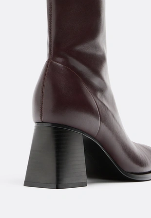 Ботильоны на широком каблуке- Заказать в России