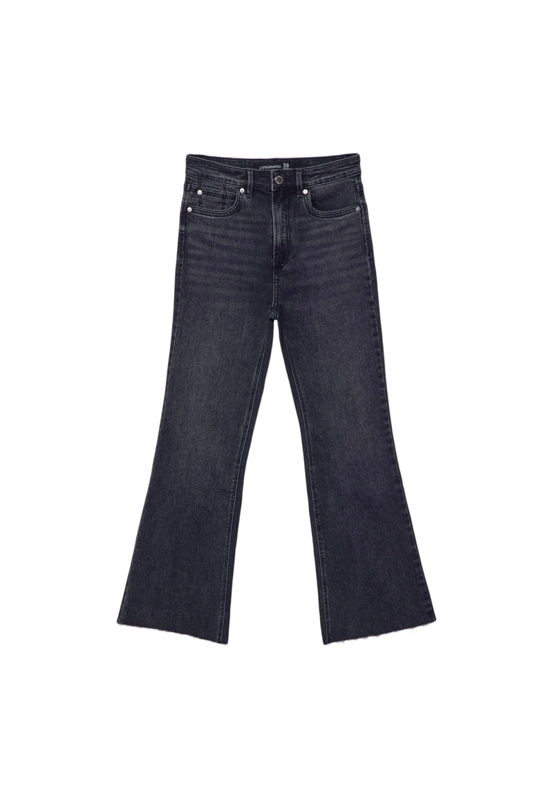 Укороченные джинсы клеш D78