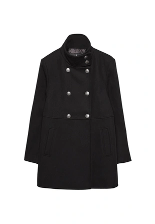 Двубортное пальто- Заказать в России