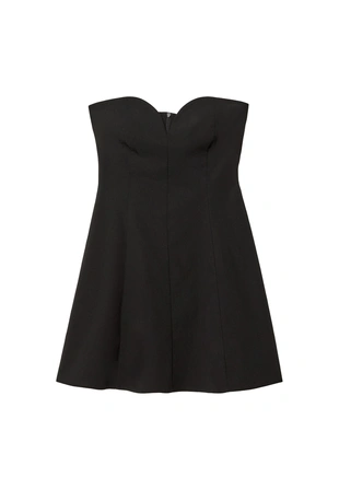 Короткое платье с вырезом сердечком- Заказать в России