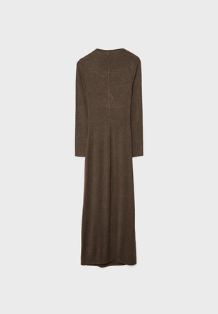 Трикотажное платье миди- Заказать в России